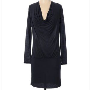 Hugo Boss Cowl Neck Long Sleeve Dress